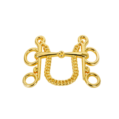 Pieza de la decoración de la cerradura del bolso de los accesorios de la cerradura del metal del oro de la moda