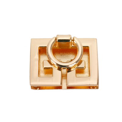 Hardware de la cerradura del bolso de Rose Gold Twist Locks Press fácil instalar
