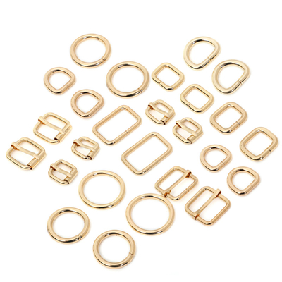 ODM multiusos de oro del hardware D Ring Fadeless Stainless Steel de los anillos del bolso