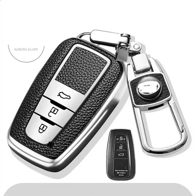 ODM elegante de Shell Car Remote Keychain Holder Sapphire Blue Wearproof de la llave