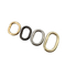 Ronda de acero inoxidable bronce de cañón Ring Non Welded del hardware SUS304 D de los anillos del bolso