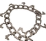 Cruz de plata versátil - metal antiguo ISO9001 durable de cadena del cuerpo
