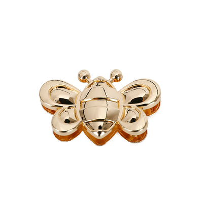 Hardware versátil de la cerradura del bolso con la cerradura adornada del metal del bolso de la forma de la abeja