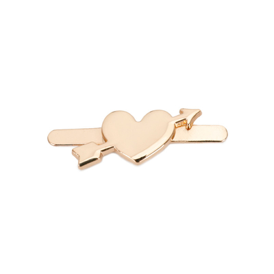 Cupido Corazón Flecha Forma Bolso Cerradura Hardware Monedero Cerradura de metal Decorativo