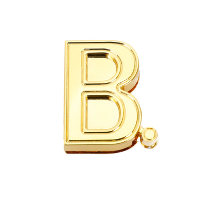 Cerradura de bolso con letra B para bolso, monedero, billetera, fácil de limpiar