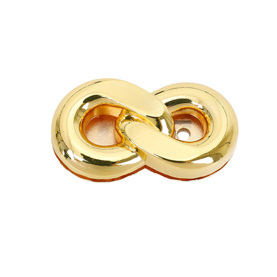 Adorno decorativo para bolsos con cierre de anillo de herrajes para bolso de 3,1 cm